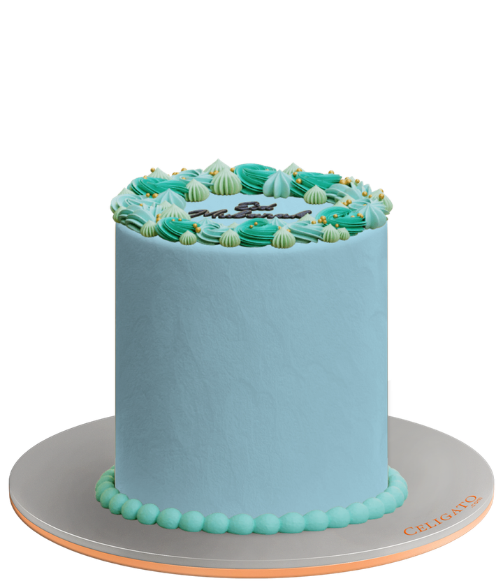 Eid Gathering cake on transparent background