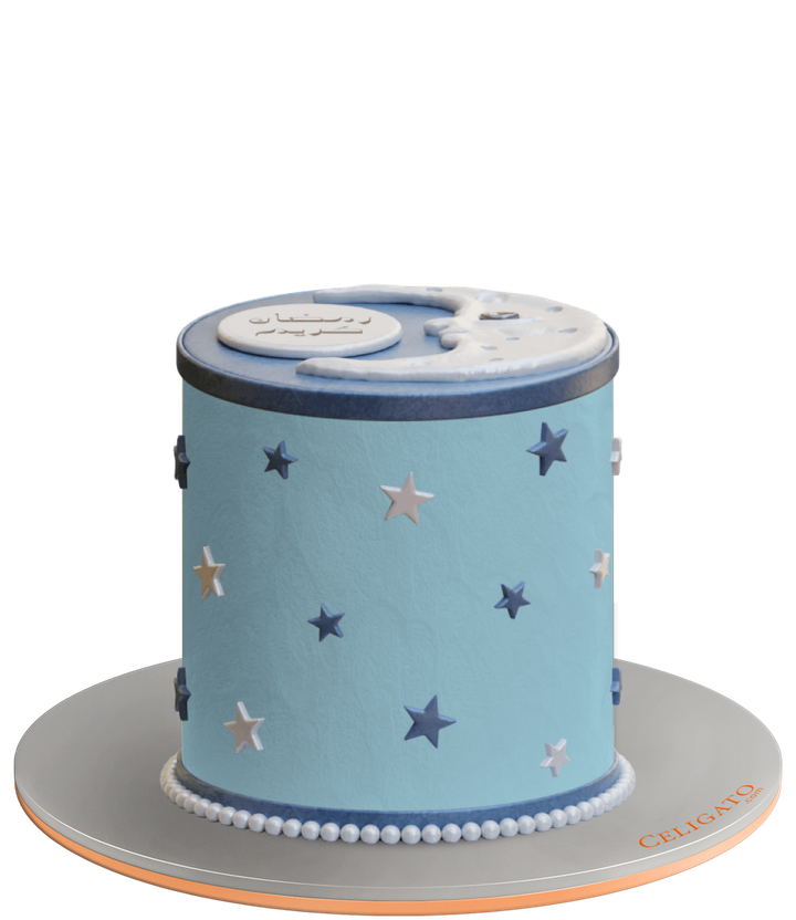 Moon Shadow cake on transparent background