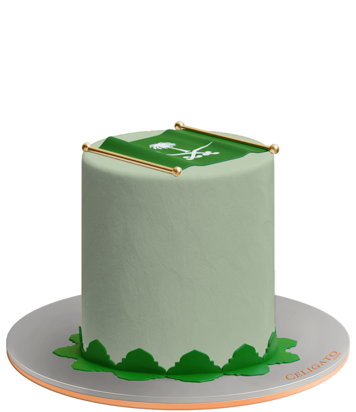 Saudi Arabia 2 Cake on transparent background