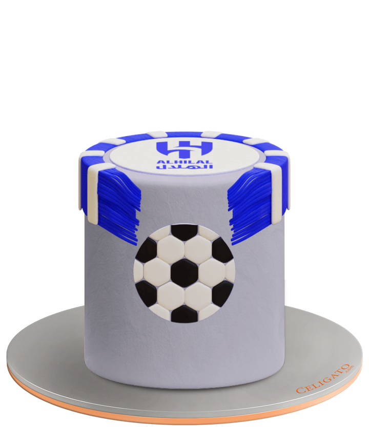 Al Hilal cake on transparent background
