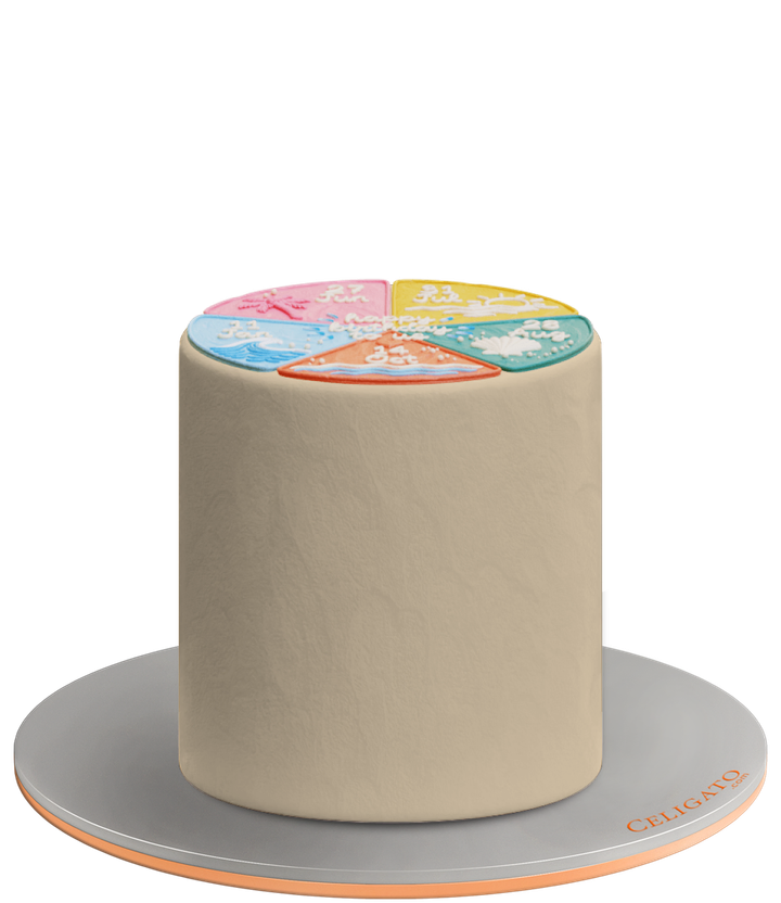 Slices of Summer cake
