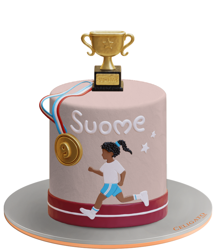 1st Place cake on transparent background