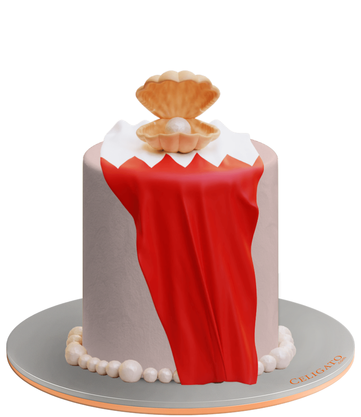 Danat Bahrain cake on transparent background