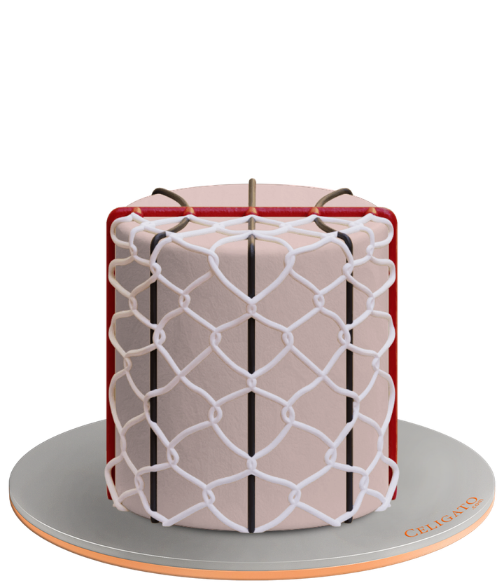 Basketball Star cake on transparent background