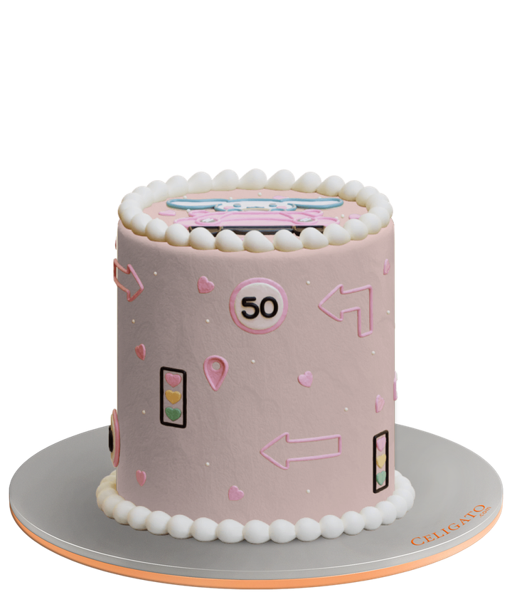 Be careful! cake on transparent background