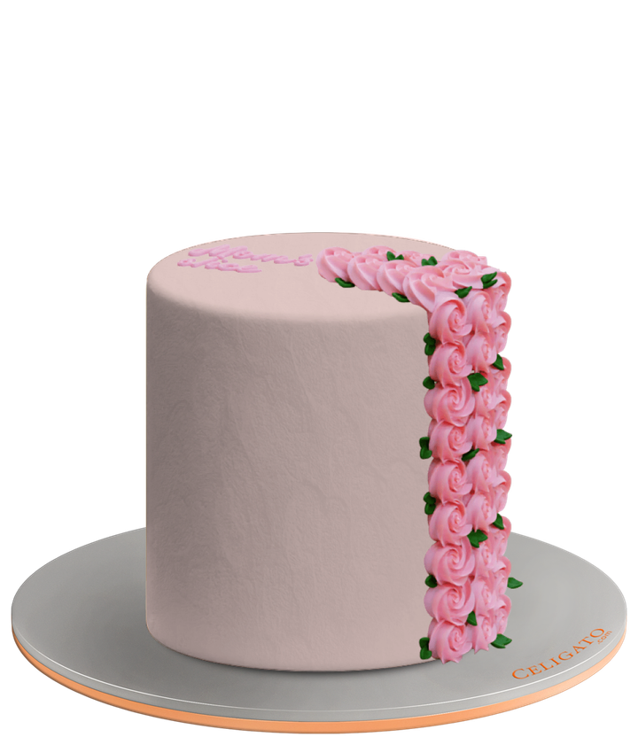 Mom Slice cake on transparent background
