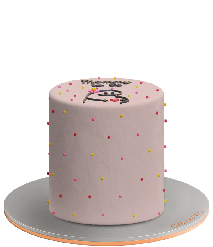Mommy To Be! cake on transparent background