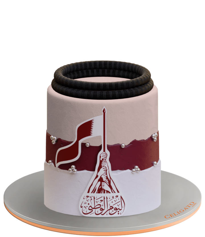 18 Dec cake on transparent background