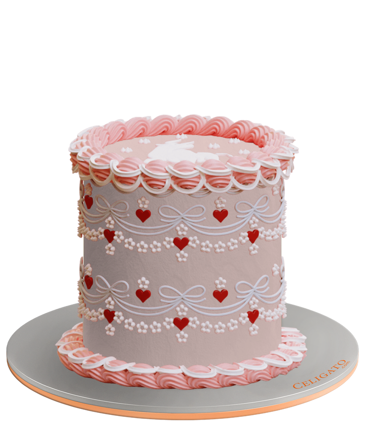 Taurus cake on transparent background