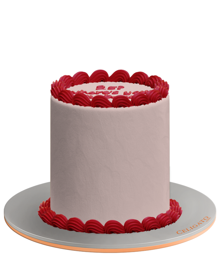 Get Married cake on transparent background