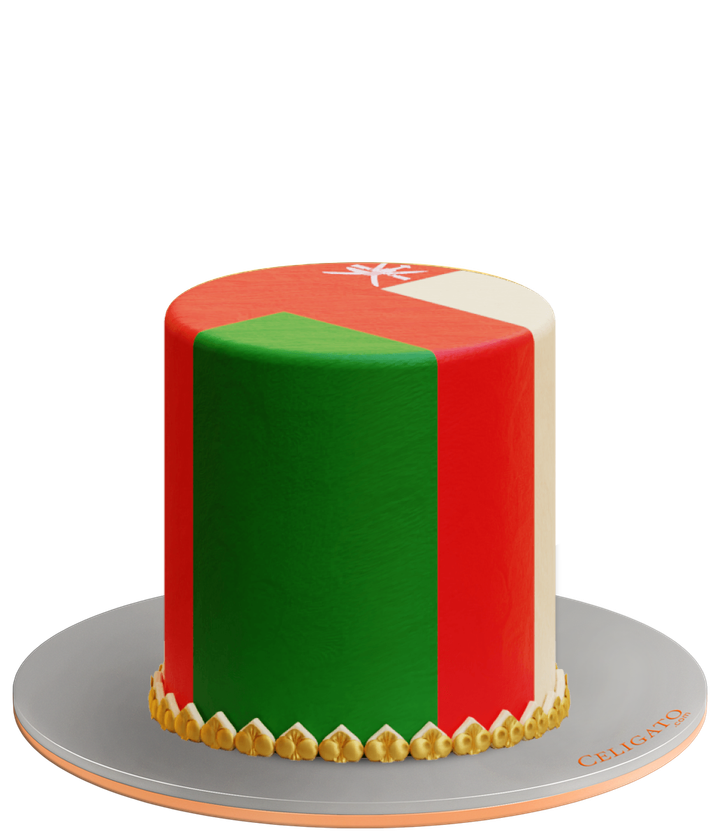 Oman Oman2 Kids Round Cake on transparent background