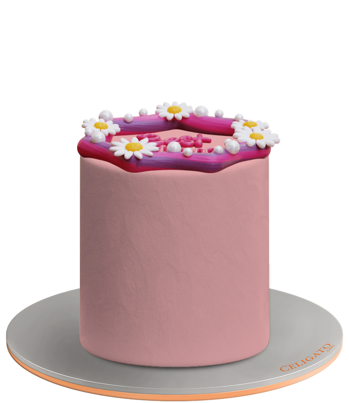 Best Mom Cake on transparent background