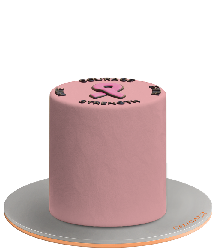 Hope & Faith cake on transparent background