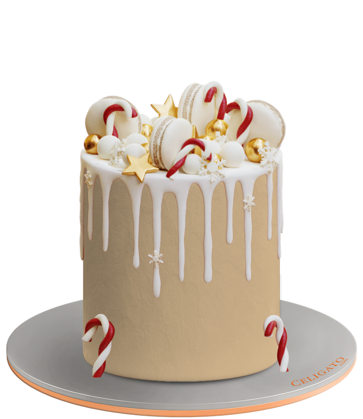 Macarons Candy cake on transparent background