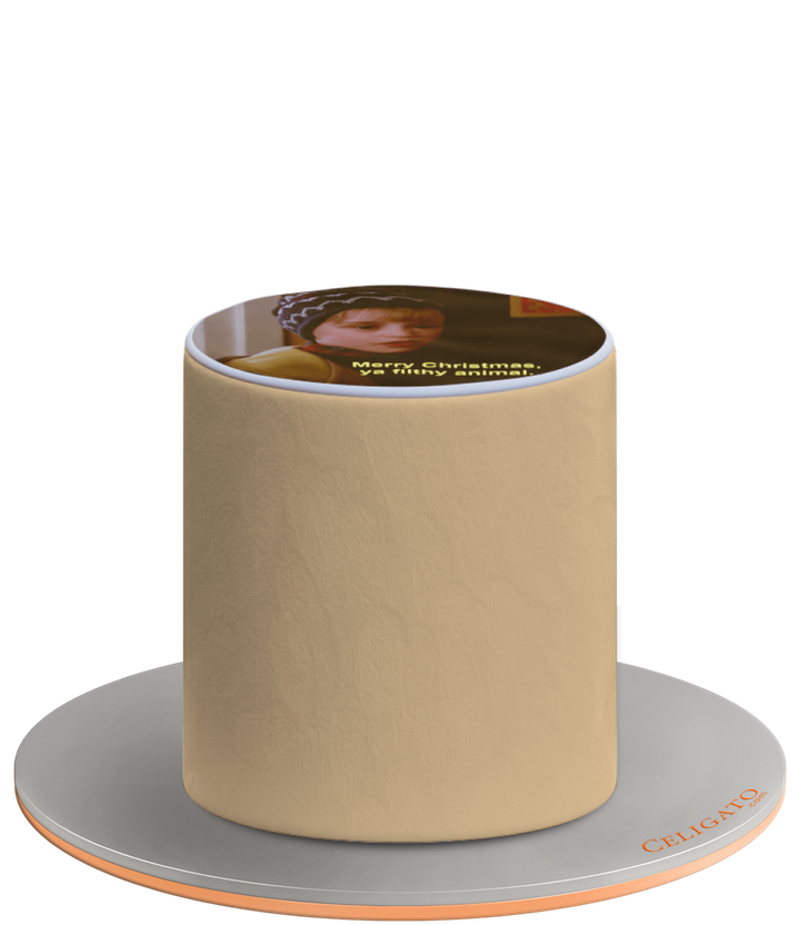 Kevin Home Alone cake on transparent background