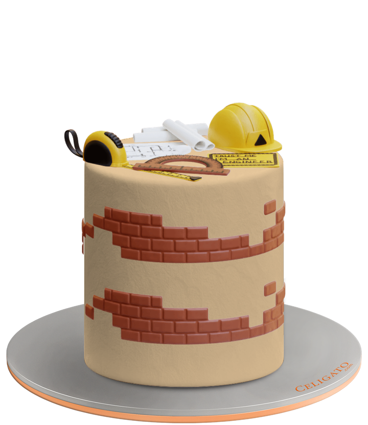Eng.tools cake on transparent background