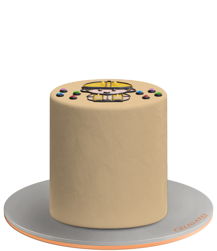 Engineer cake on transparent background