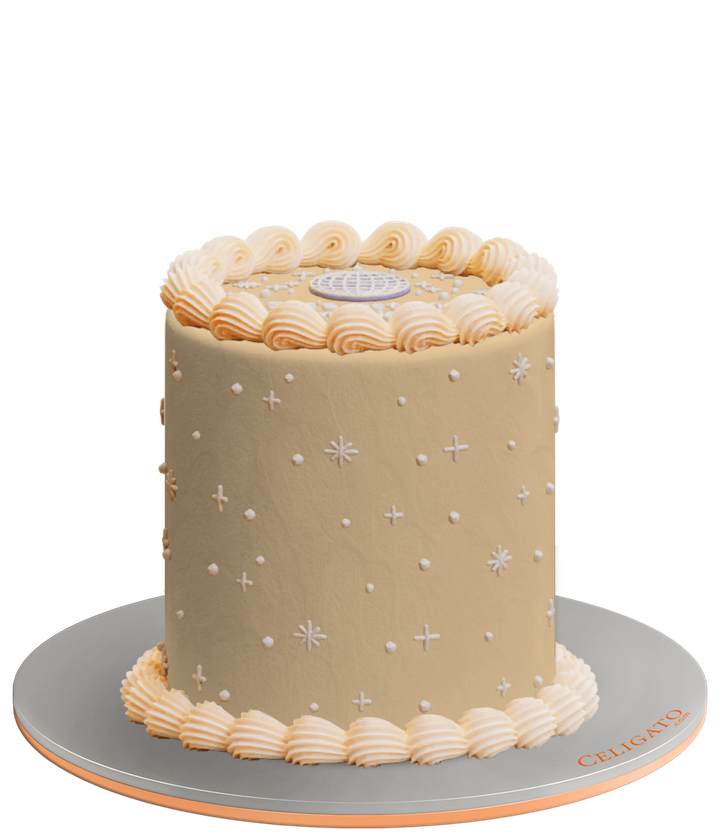 Future Mrs. cake on transparent background
