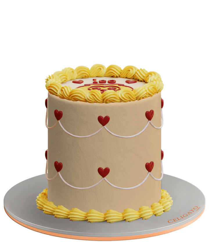 Leo Season cake on transparent background