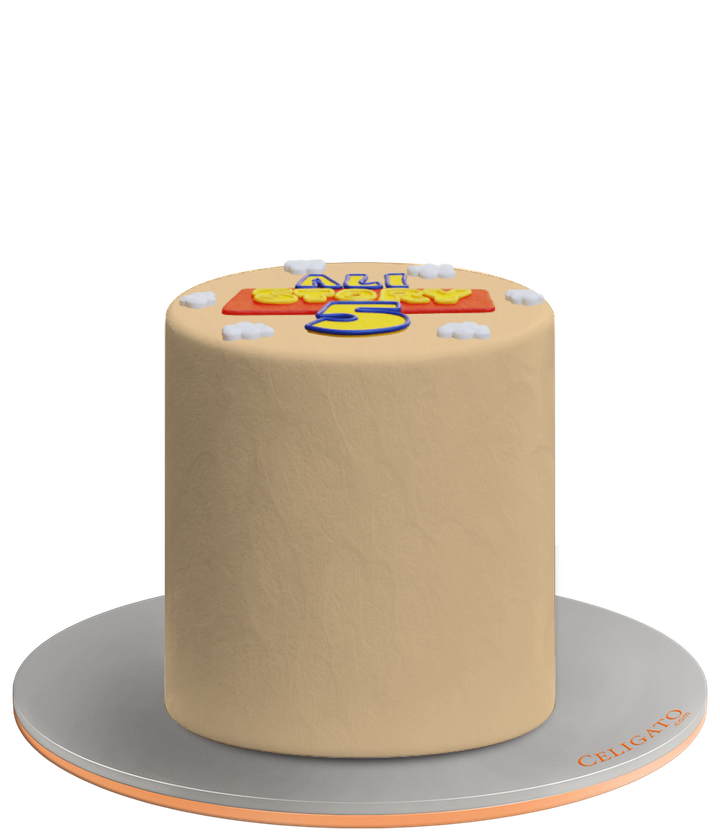Little Toy Story cake on transparent background