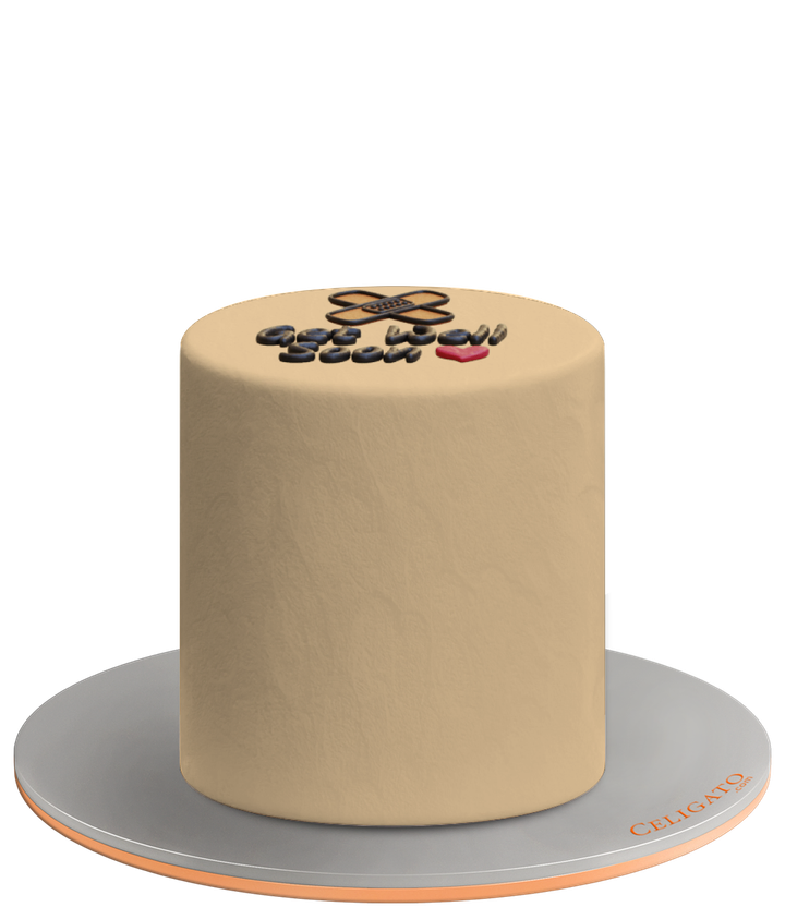 Sweet Healing Glow Up Round Cake on transparent background