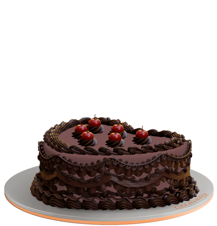 Cherry choco cake