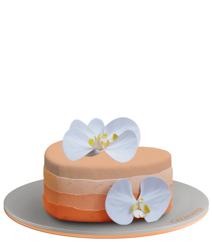 Orchid Orange cake
