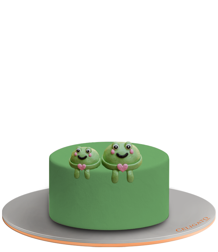 Frog Couple cake