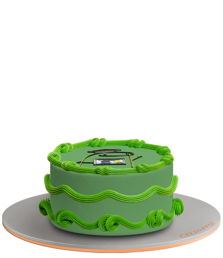 Graduated meme cake