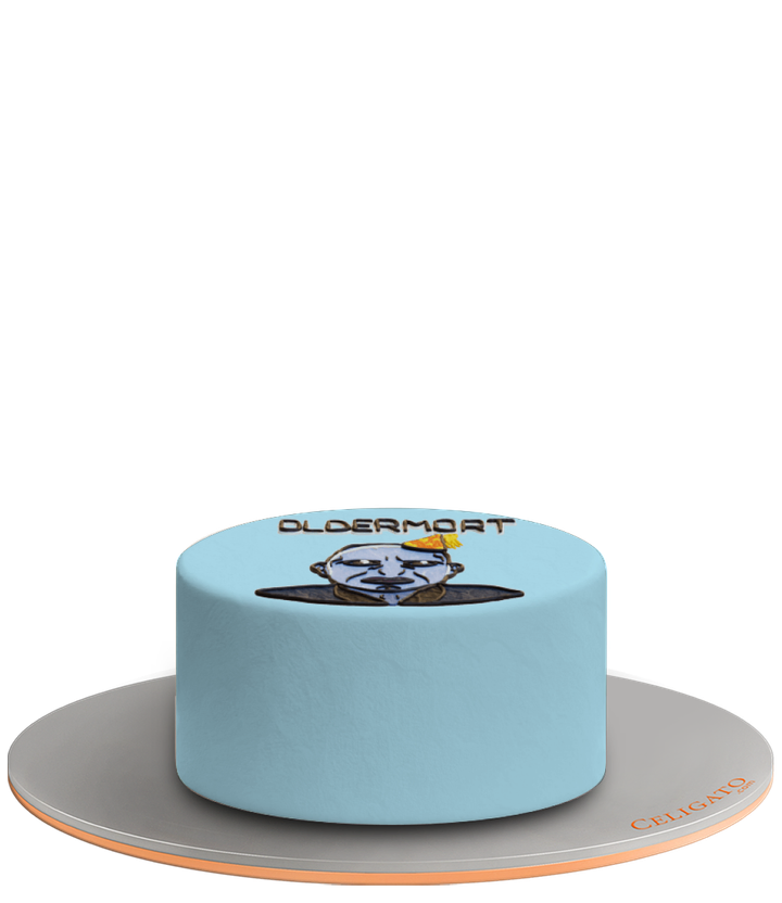 Oldermort cake on transparent background