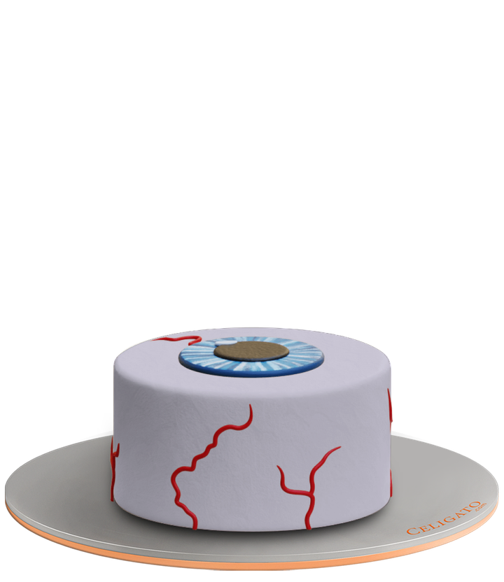Eyes cake on transparent background