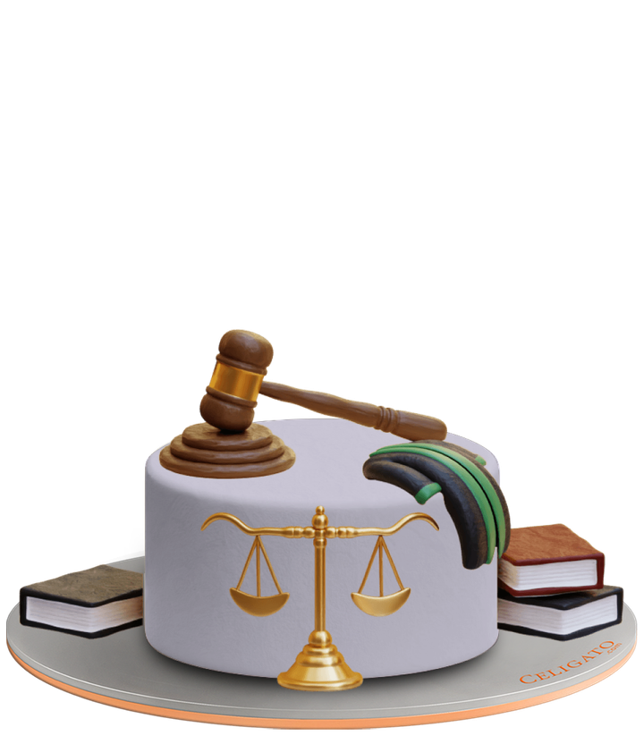 Justice Is Served cake