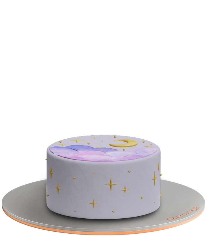 Star Era cake on transparent background