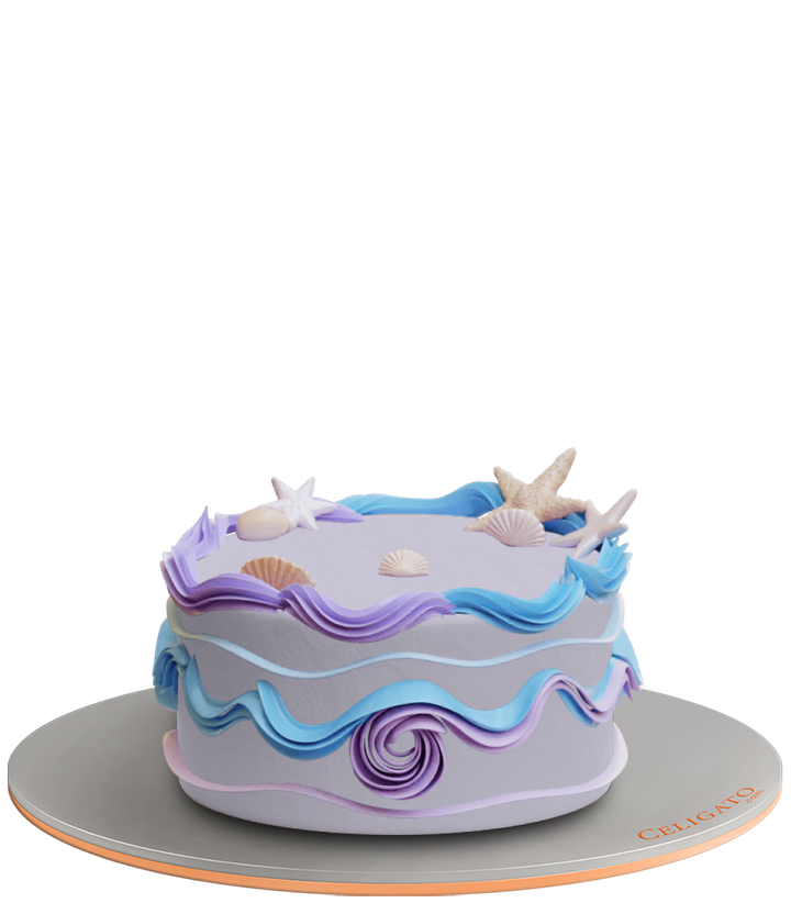 Summer Waves cake