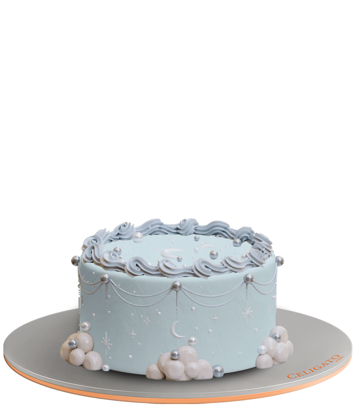 Retro Skies cake