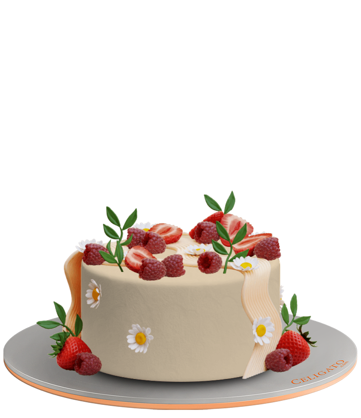 Berry Bloom cake