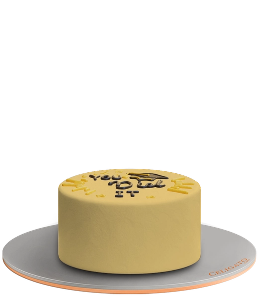 You Did It cake on transparent background