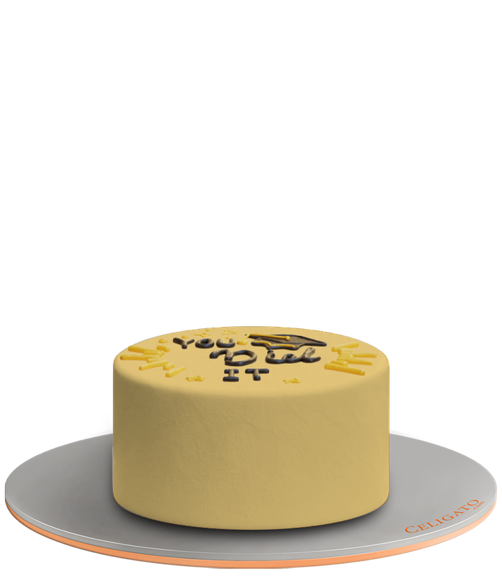 You Did It cake on transparent background