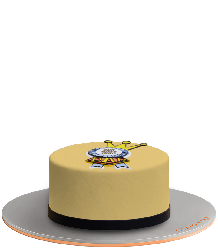 Super Hero cake on transparent background