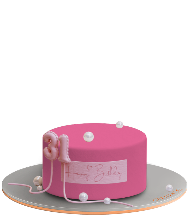 Birthday Balloon cake