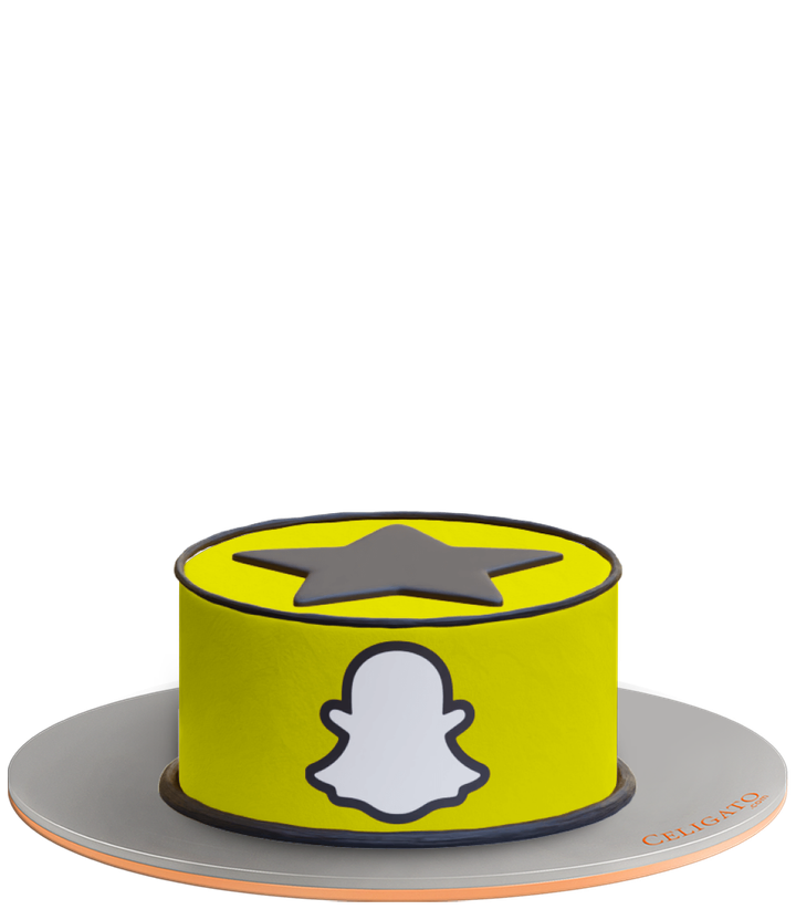 Snapchat Verified cake