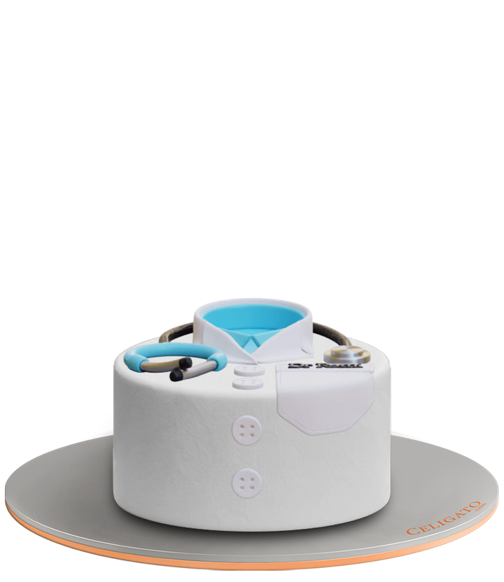 Doctor In Blue cake