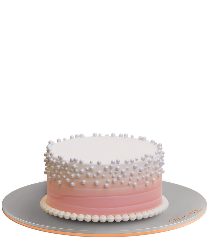 Coral Pearls cake