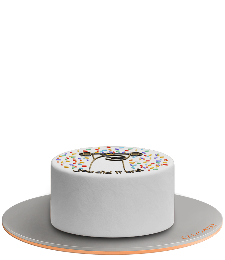 You Did It Bro! cake