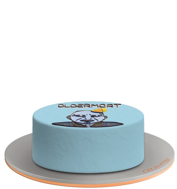 Oldermort cake on transparent background