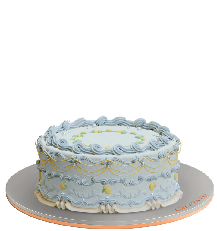 Lemon retro cake