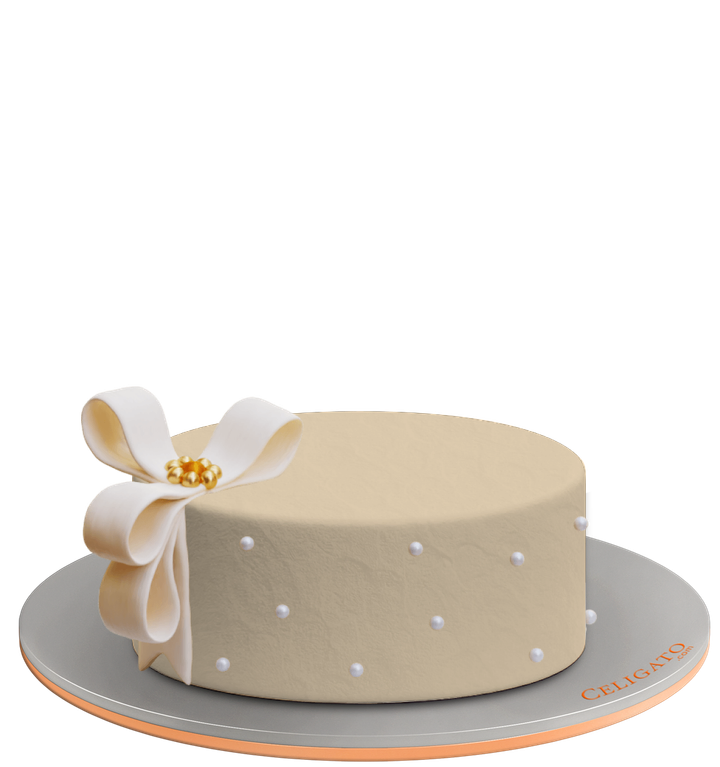 Pearly Ruffles cake