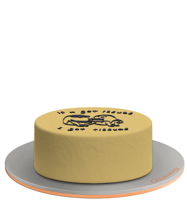 I Got Tissues cake on transparent background