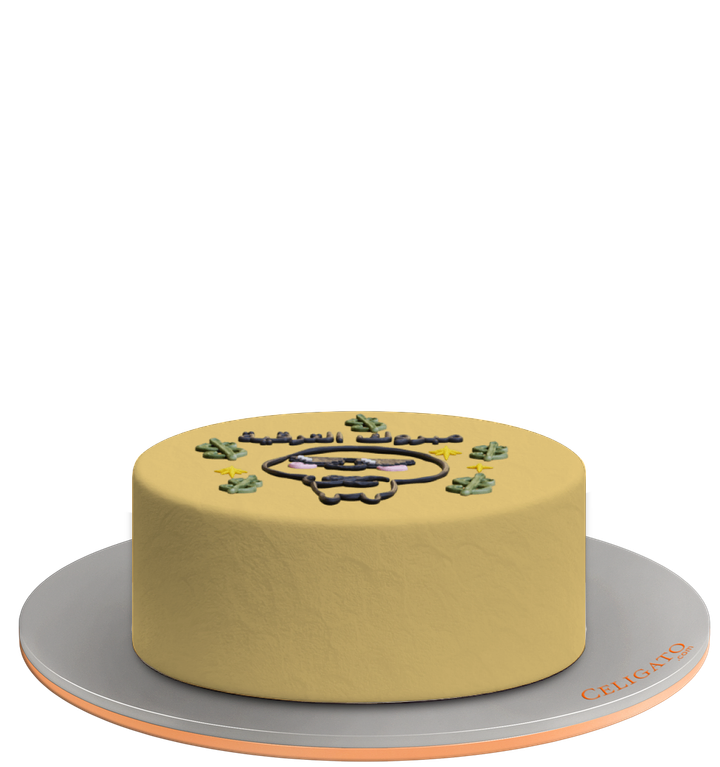 Promotion cake on transparent background