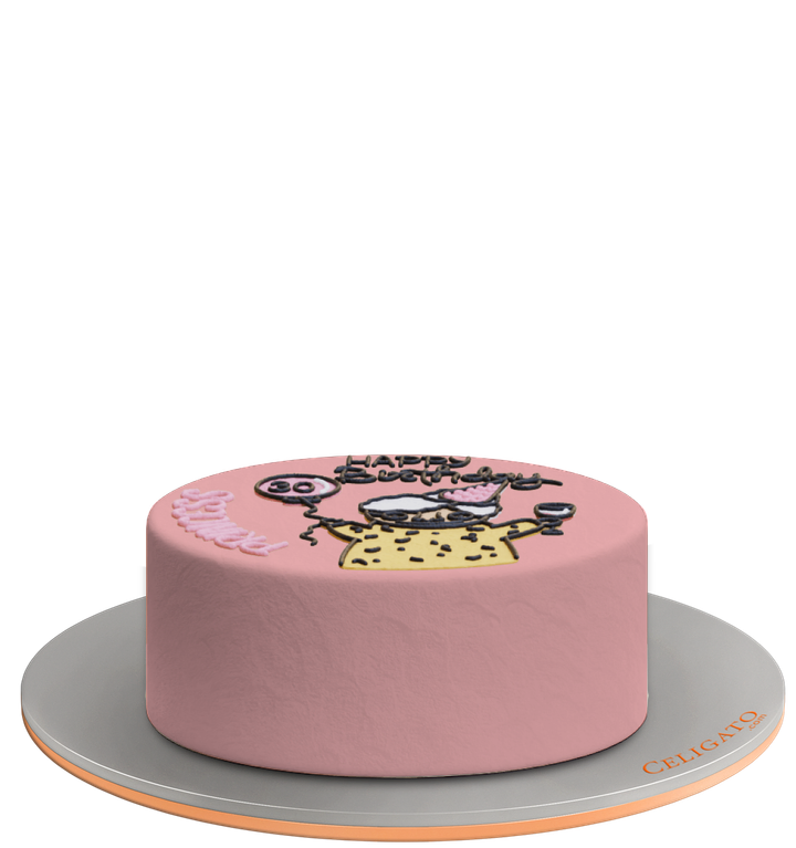 30& a princess cake on transparent background